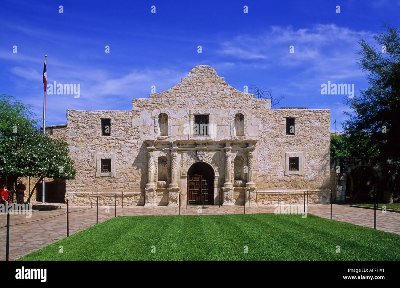 Die Alamo in San Antonio, Texas, USA Stockfoto
