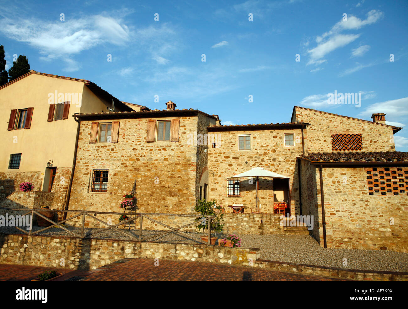 Ich Greppi Di Silli, Agriturismo, Chianti, Italien Stockfoto