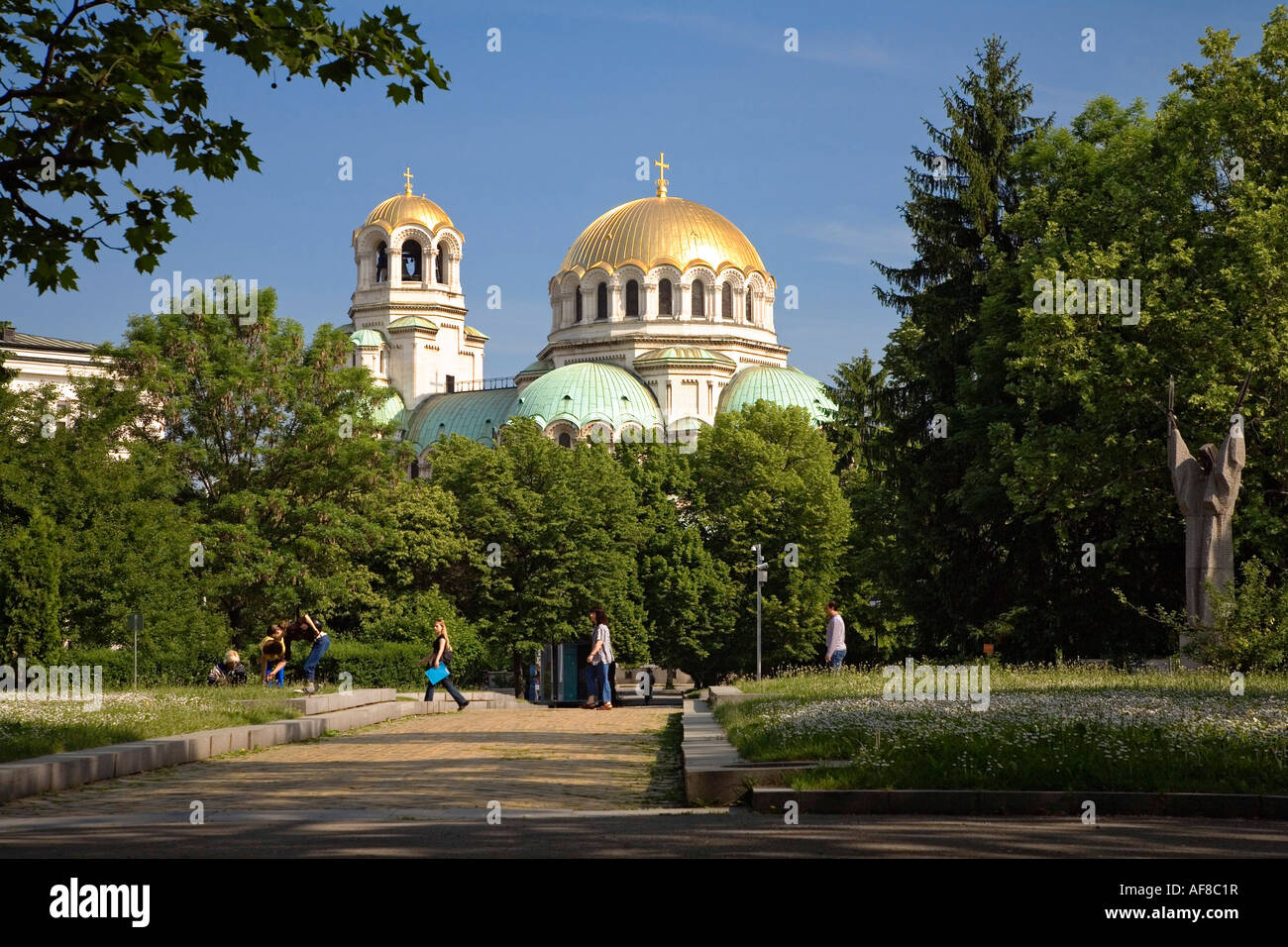 St. Alexander-Nevski-Kathedrale, Sofia, Bulgarien Stockfoto