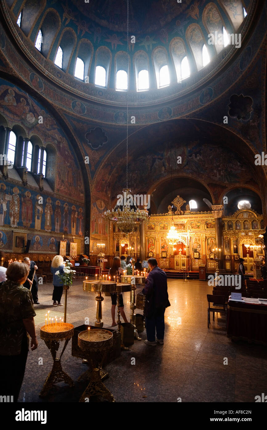 Christliche orthodoxe Kirche Sveta Nedelia, Sofia, Bulgarien Stockfoto