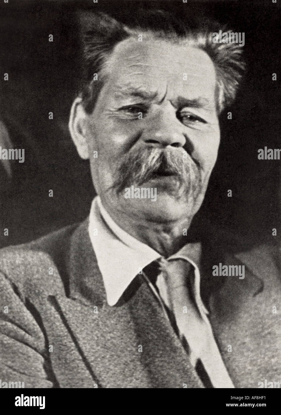 MAXIM Gorki russischer Dramatiker und Romancier 1868 1936 Stockfoto