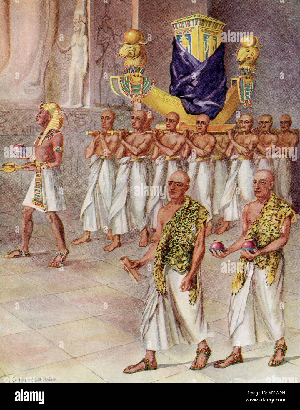 Amen Goes Forth aus seinem Tempel Stockfoto