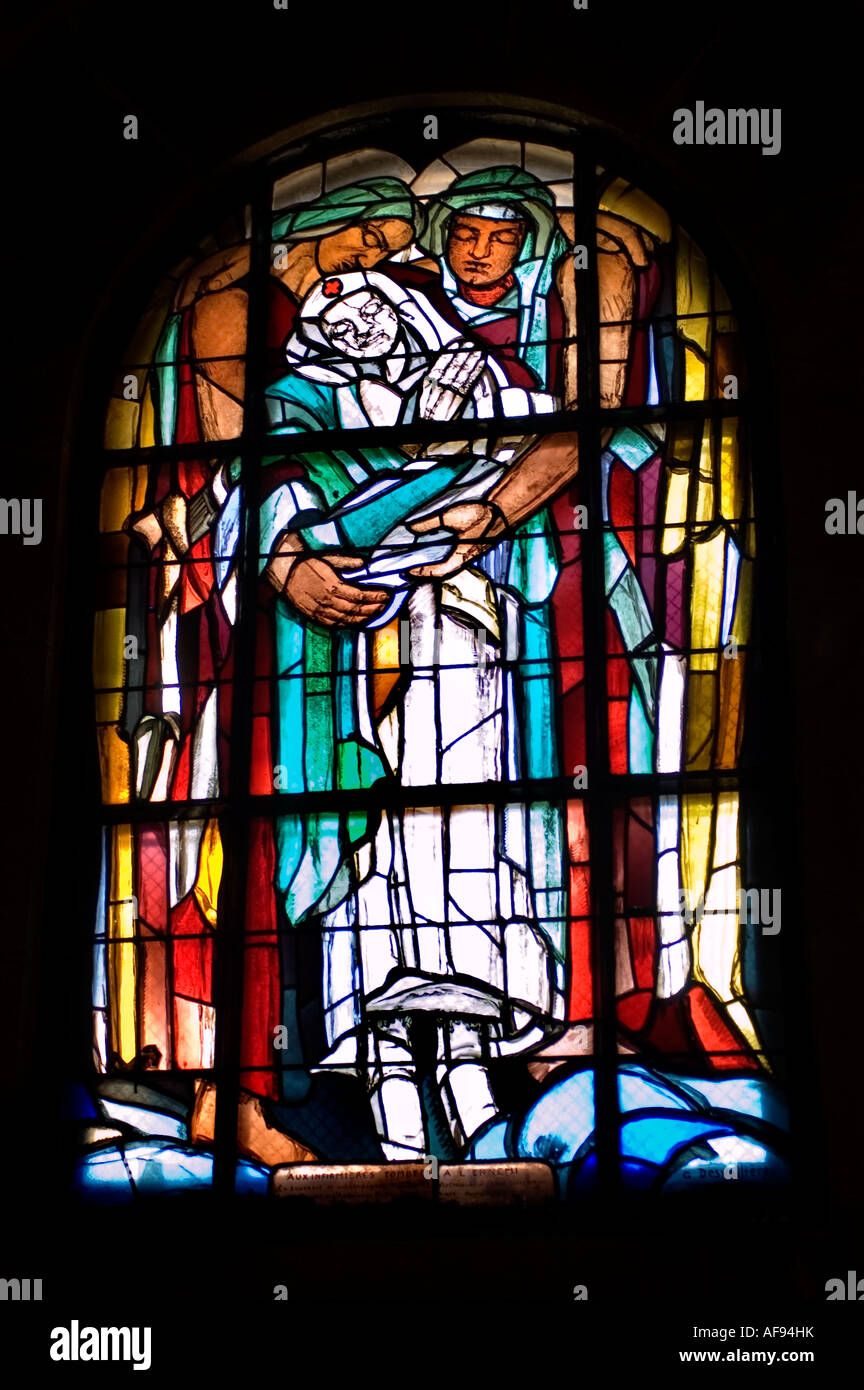 Ersten Weltkrieg 1 Friedhof Douaumont in Verdun Stockfoto