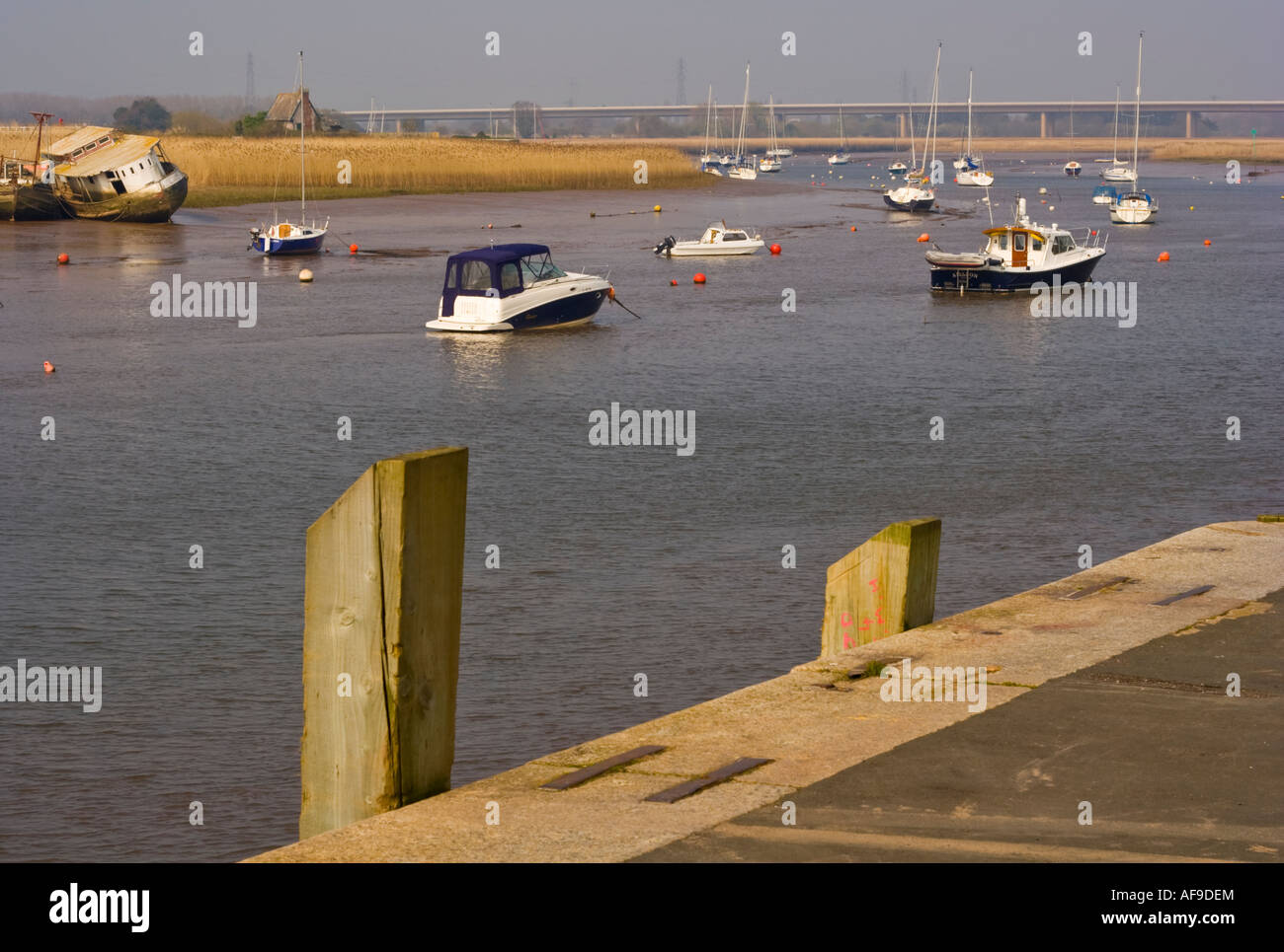Exe Estury bei Topsham in der Nähe von Exeter Devon England UK Stockfoto