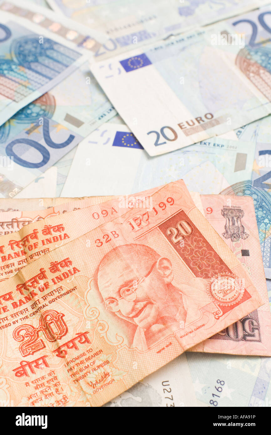 Indische Rupien Euro