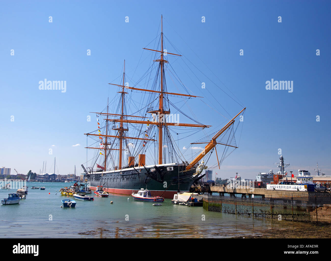 HMS Warrior, Portsmouth Historic Dockyard, Portsmouth, Hampshire ...