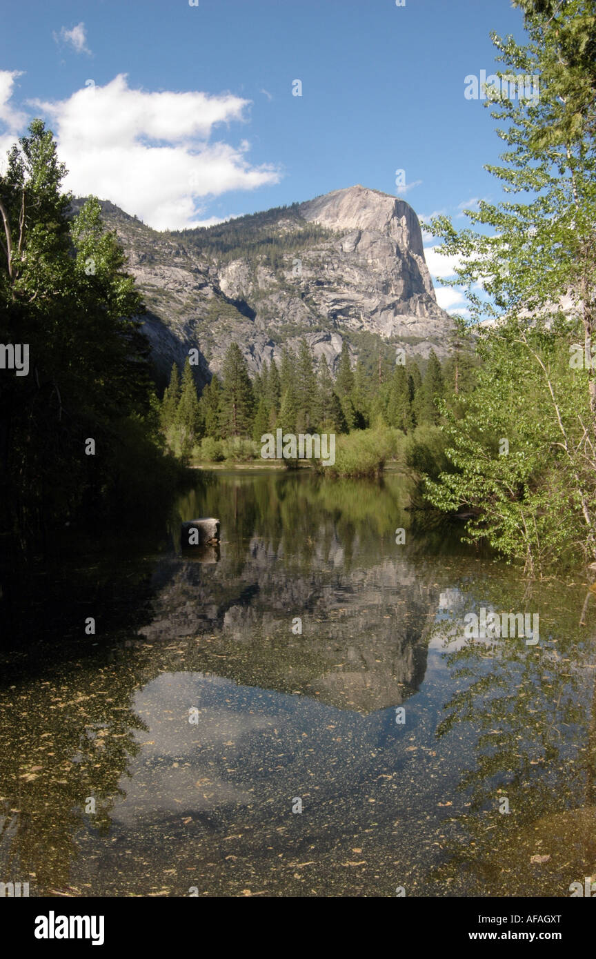 Mirror Lake im Yosemite Valley, Kalifornien, USA. Stockfoto