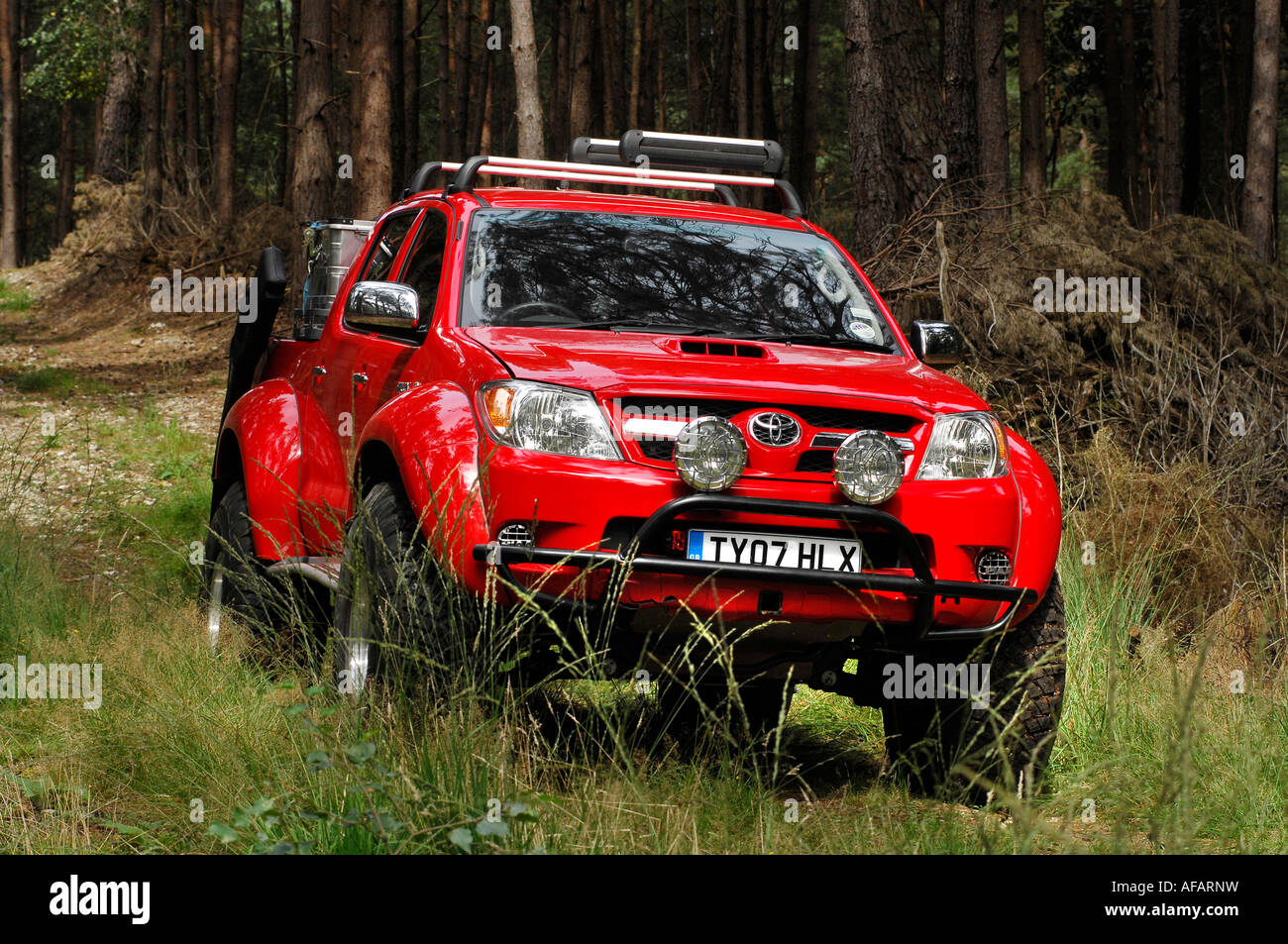 2007 Toyota HiLux Arctic Explorer Stockfoto