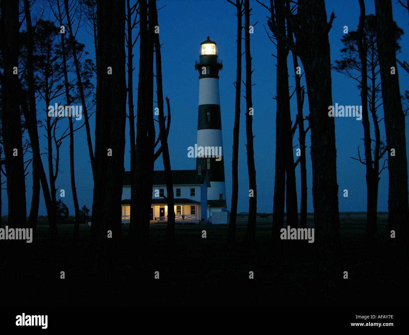 Bodie Island Light Outer Banks von North Carolina Stockfoto