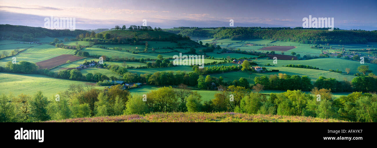 die Cotswolds nr Uley von Cam lange unten Gloucestershire England UK Stockfoto