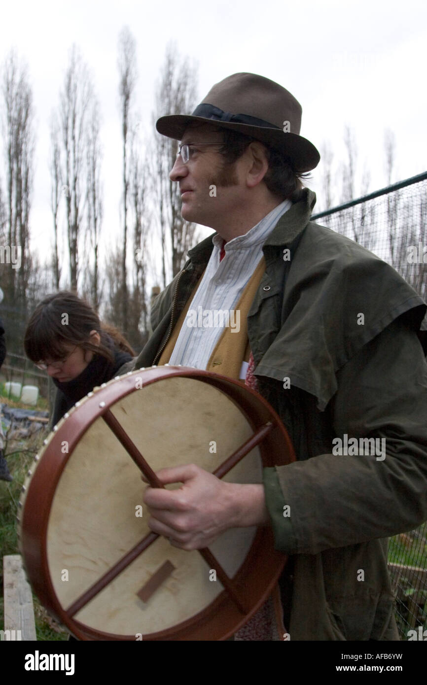 Selbst nachhaltige Alternative Leben in Ehre Oak Park, South East London, England 2007 Stockfoto