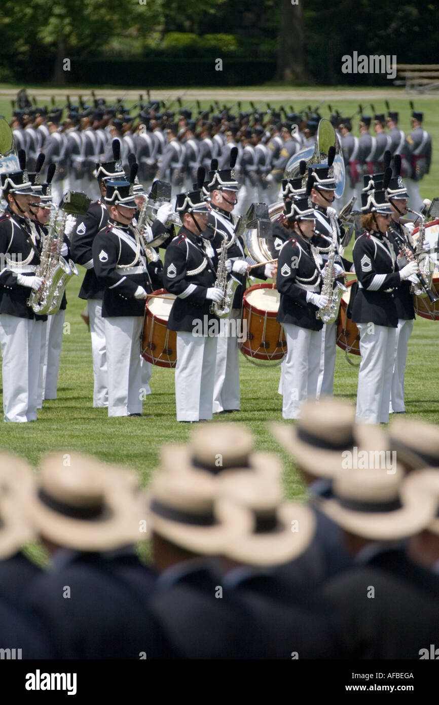 Kadetten Marsch jährlichen Alumni Beitrag United States Military Academy in West Point Hudson Valley New York Stockfoto