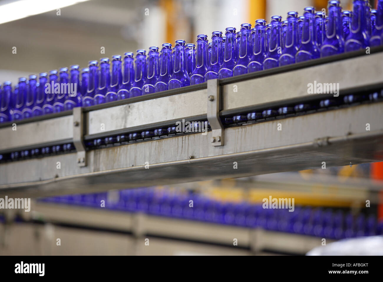 Brauerei C A Veltins GmbH Und Co das Bier Flasche Sortieranlage Stockfoto