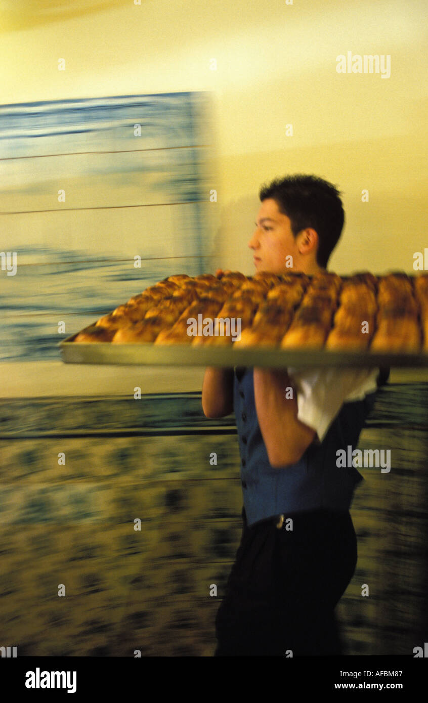 Pasteis de Belem in Lissabon Stockfoto