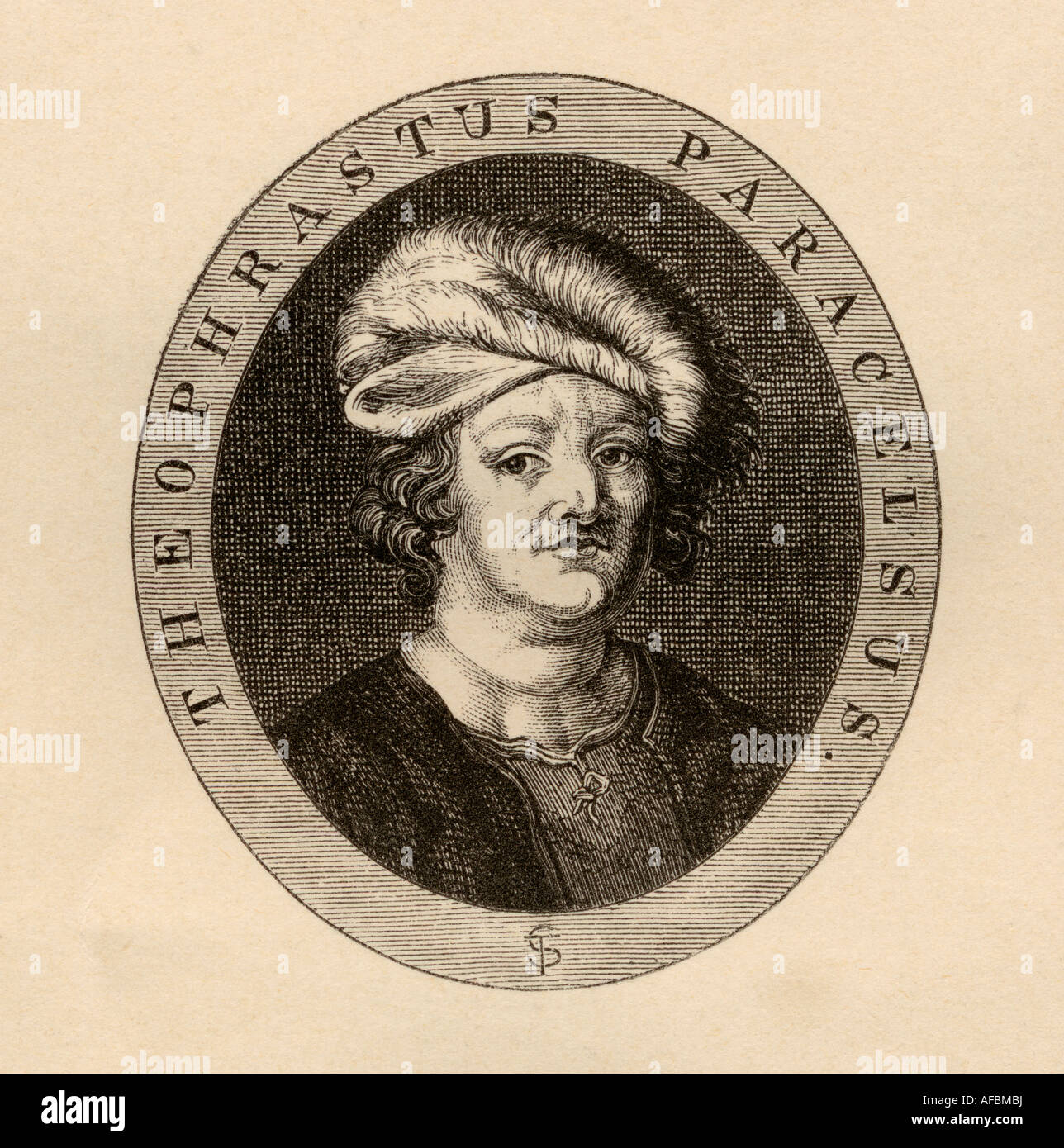 Theophrastus Paracelsus 1493 1541 Schweizer Alchemist Arzt Astrologe und allgemeine Okkultist Stockfoto