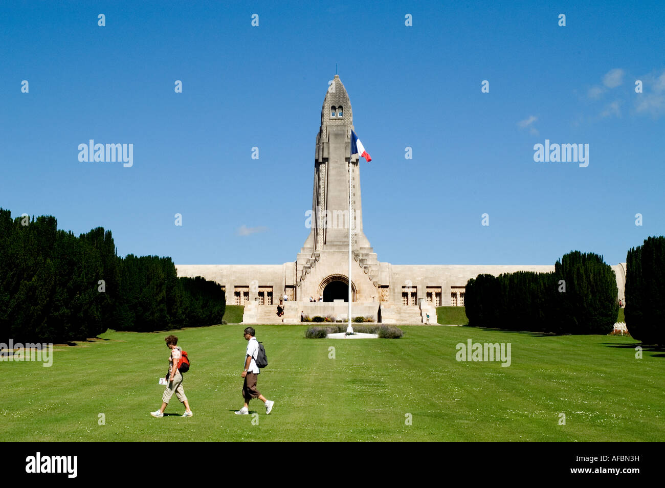 Verdun Erster Weltkrieg 1 Friedhof Douaumont Frankreich Französisch Stockfoto