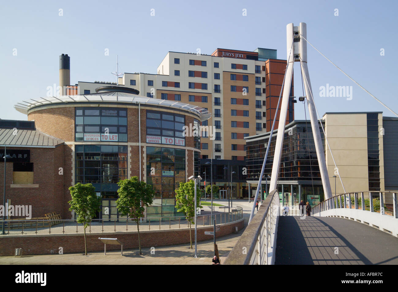 [Regeneration] neue Bezirksbüros Leeds Yorkshire Stockfoto