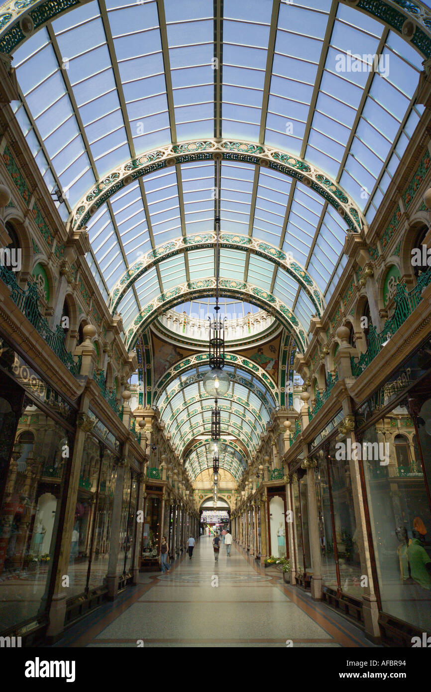 innen [County Shopping Arcade] Leeds Yorkshire Stockfoto