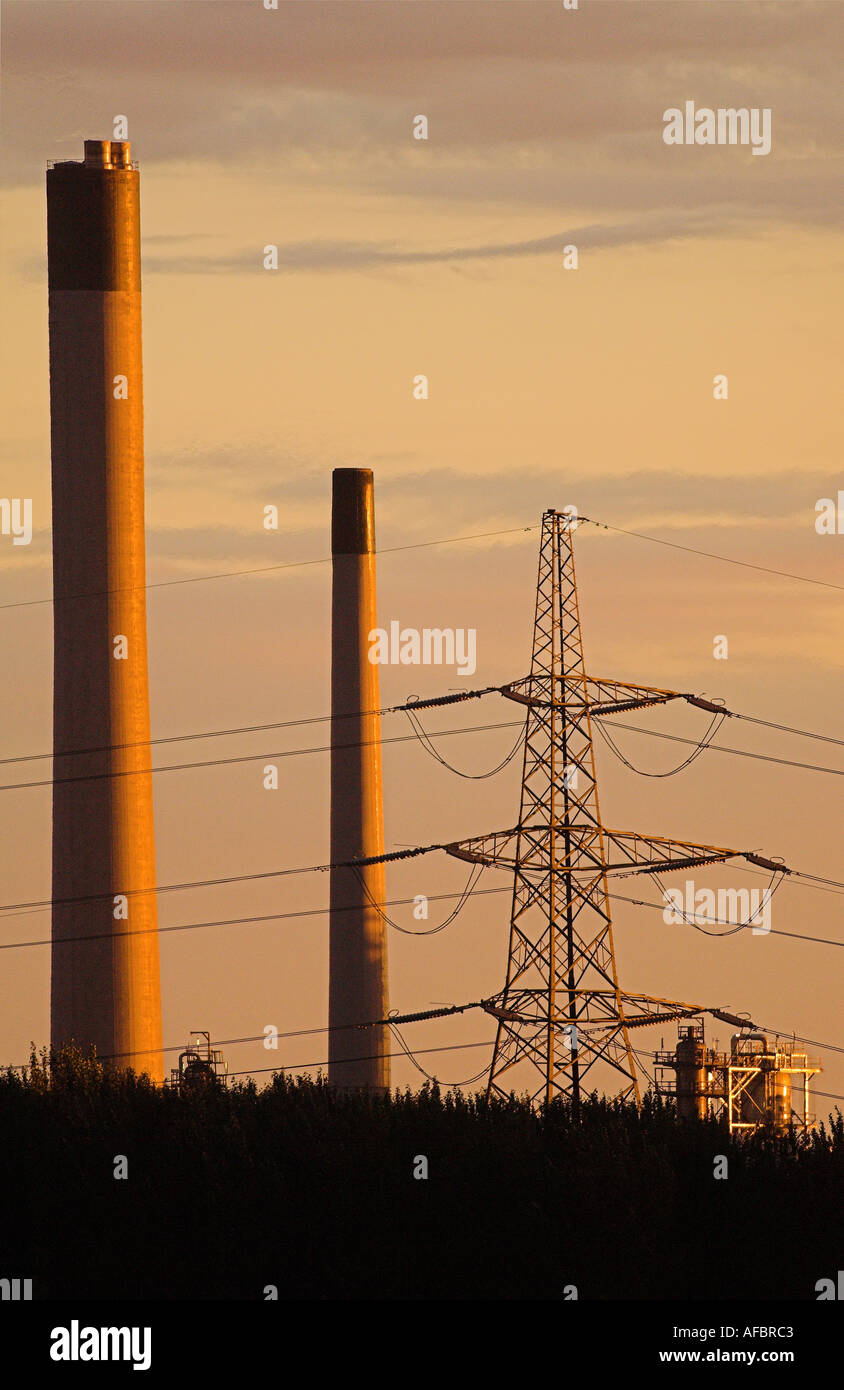 Kraftwerk North Killingholme Stockfoto