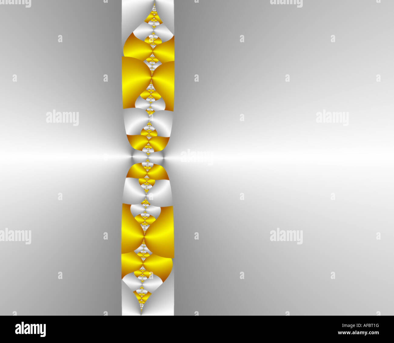 Abstrakte Fraktalbild ähnelt einem fancy gewebte Band auf Seide Stockfoto