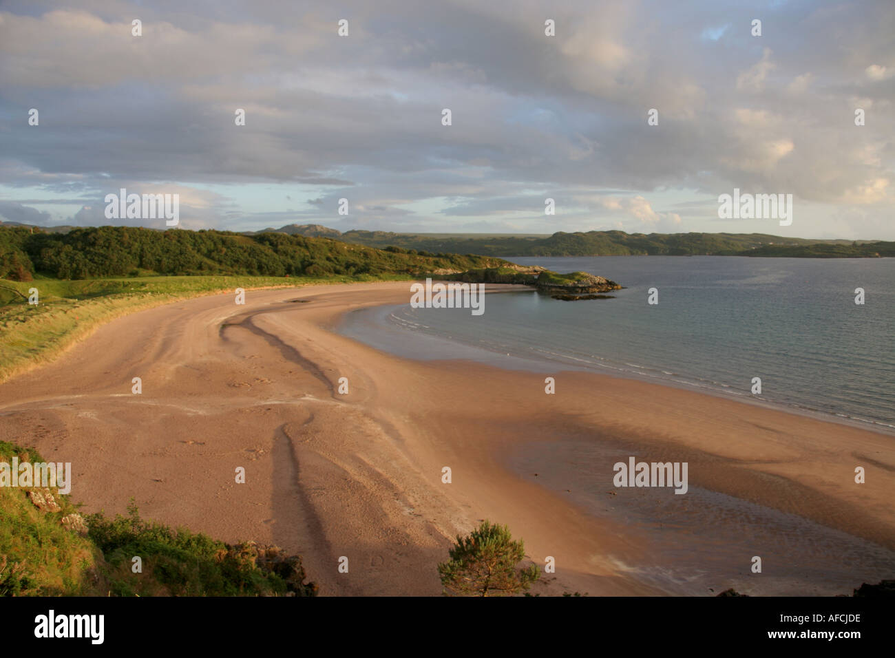 UK Schottland Highland Wester Ross Gairloch Strand Stockfoto