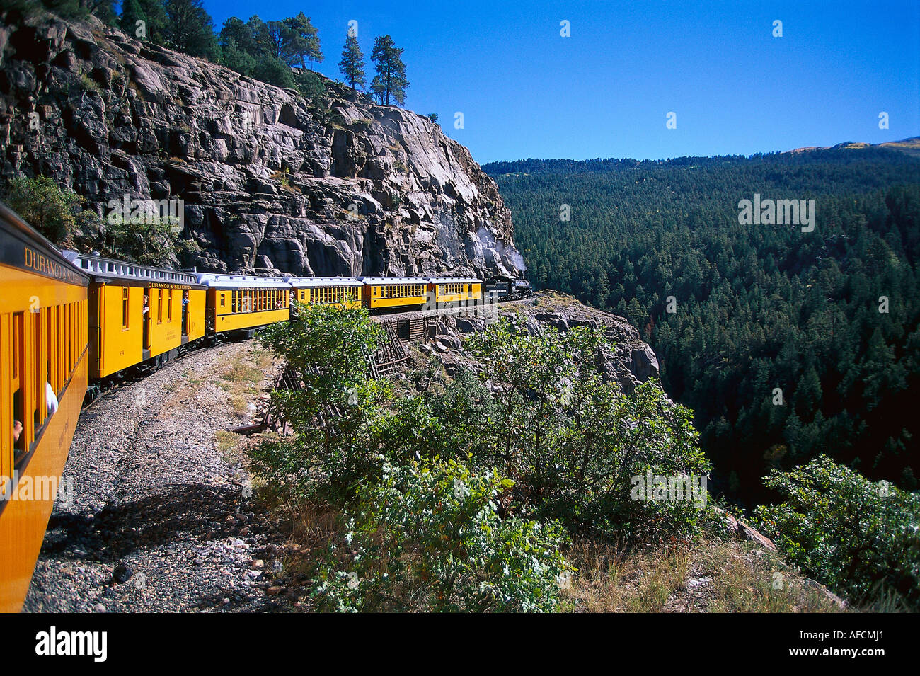 Durango Silverton Narrow Gauge Railway, Colorado USA Stockfoto