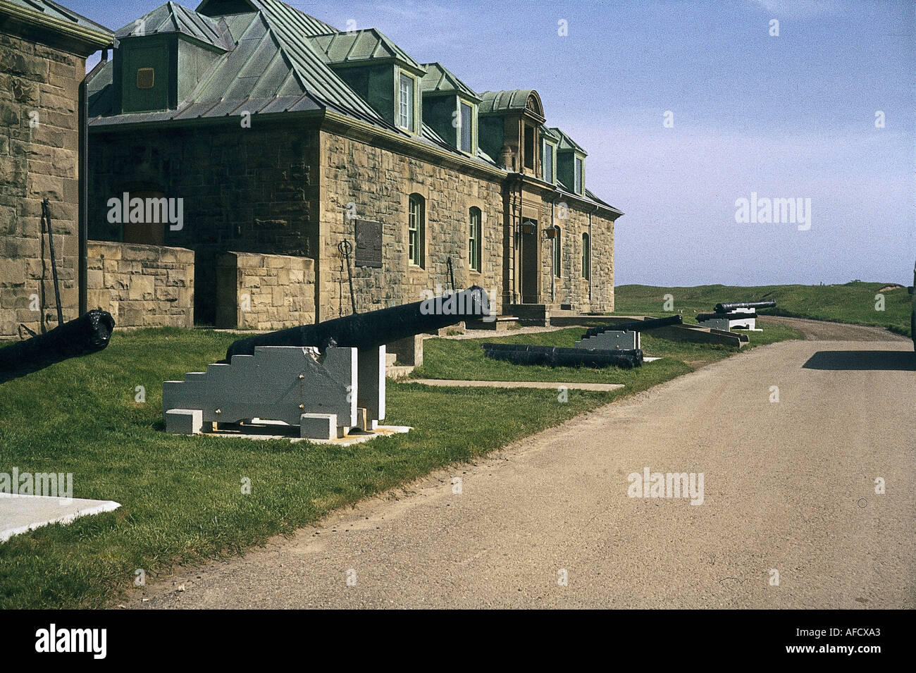 Geographie/Reise, Kanada, Neuschottland, Kap-Breton-Insel, historisches, historisches, altes Freilichtmuseum Louisburg, 1976, Stockfoto