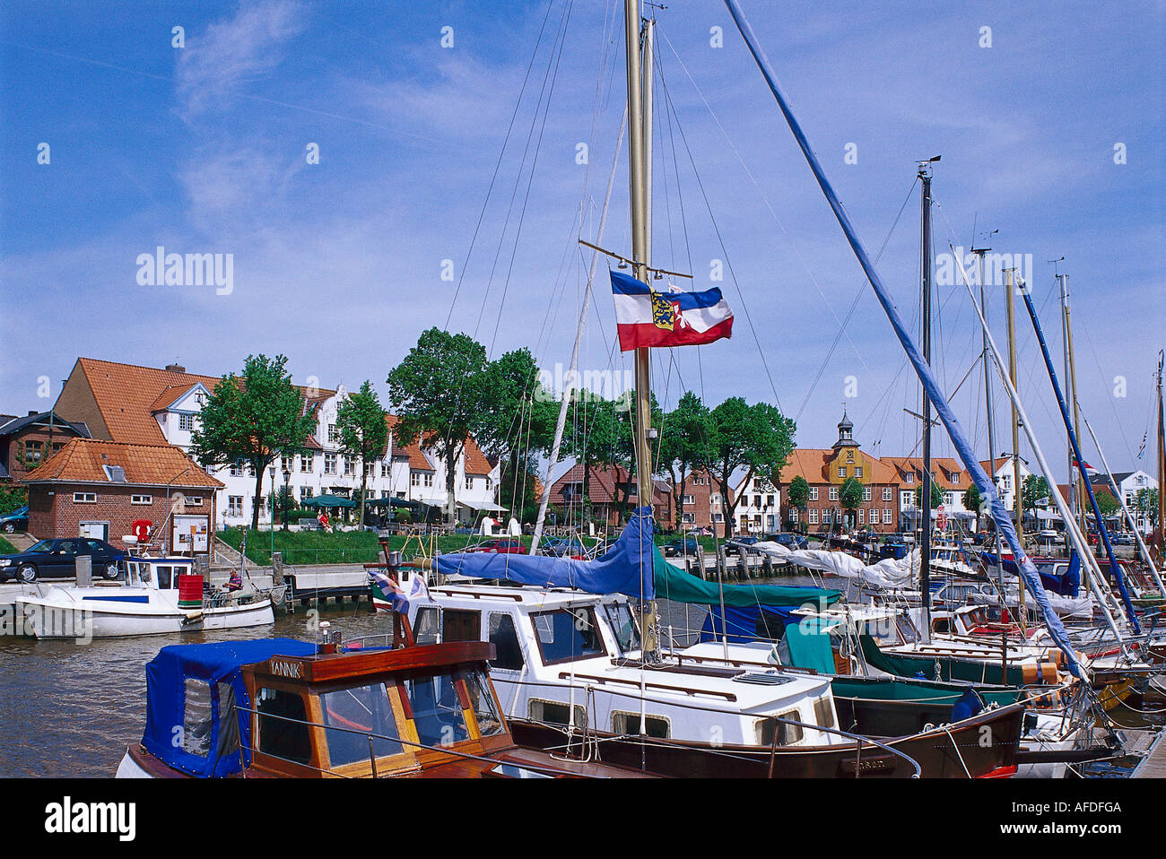 Tönning, Halbinsel Eiderstedt, Schleswig-Holstein, Deutschland Stockfoto