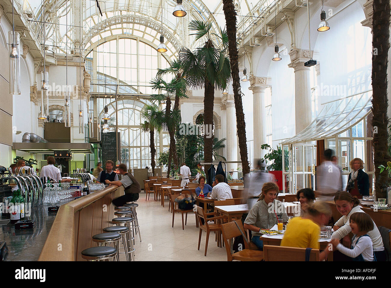 Restaurant Palmengarten, Burggarten, Wien Österreich Stockfoto Restaurant Palmengarten, Burggarten, Wien Österreich Stockfoto