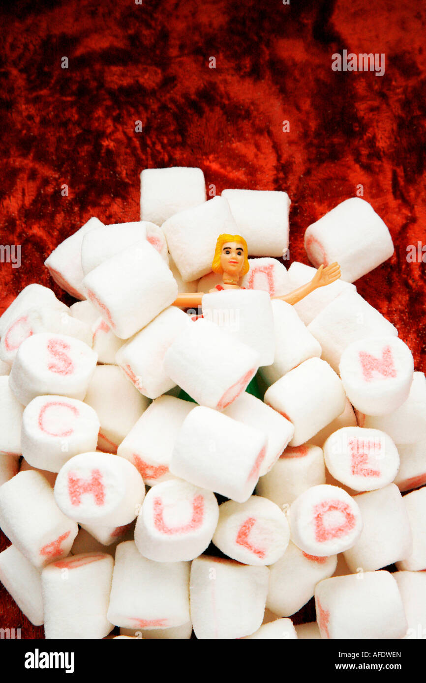 Der Schuldenberg Stockfoto