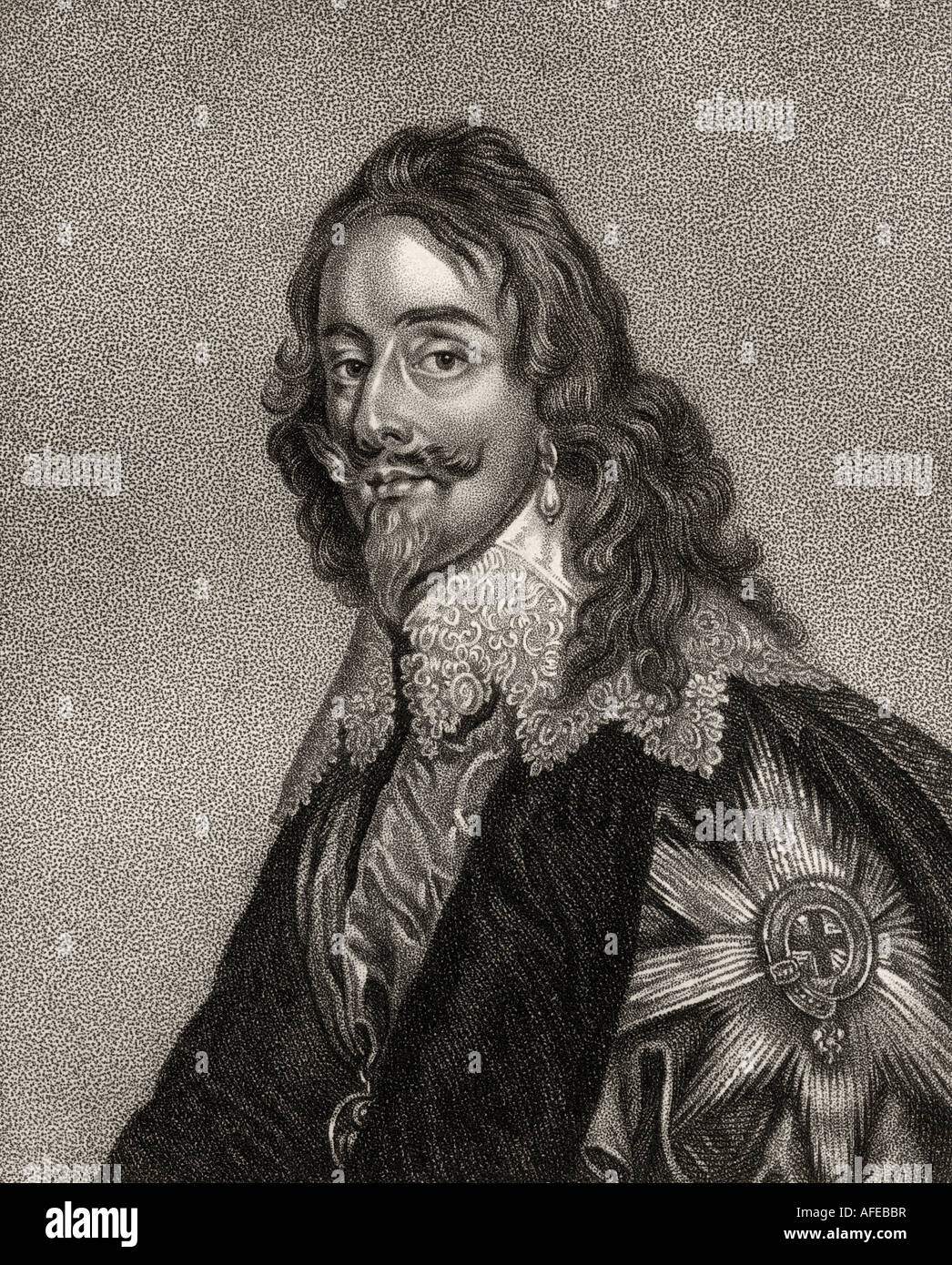 Charles I von England, 1600 - 1649. König von England, Schottland, Wales und Irland. Stockfoto