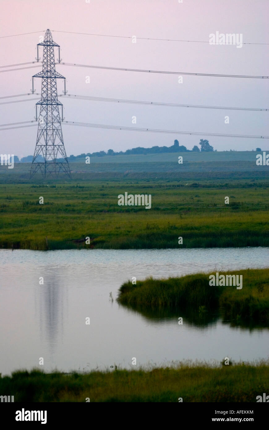 Macht über die Natur? Stockfoto