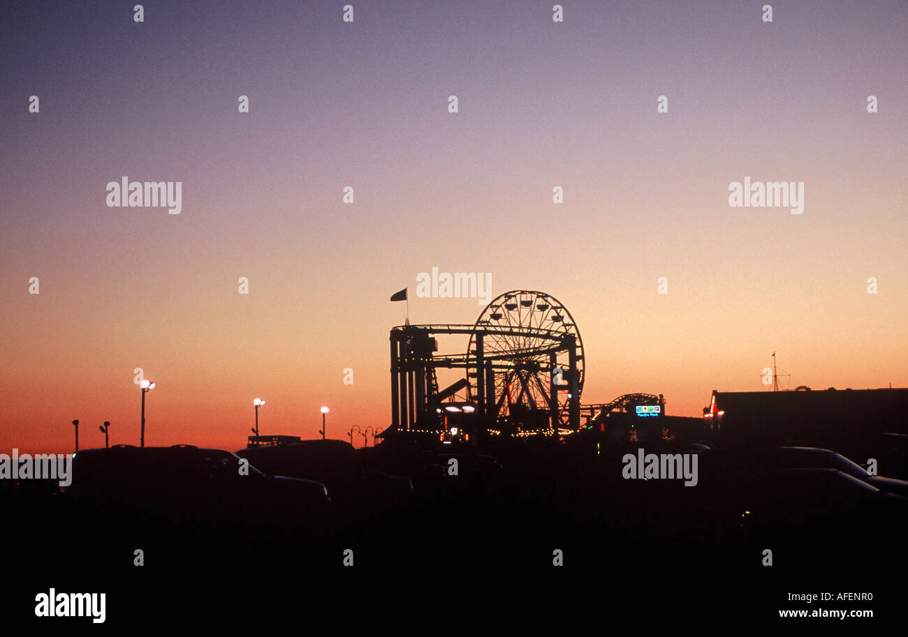 Santa Monica Pier, Kalifornien, USA Stockfoto