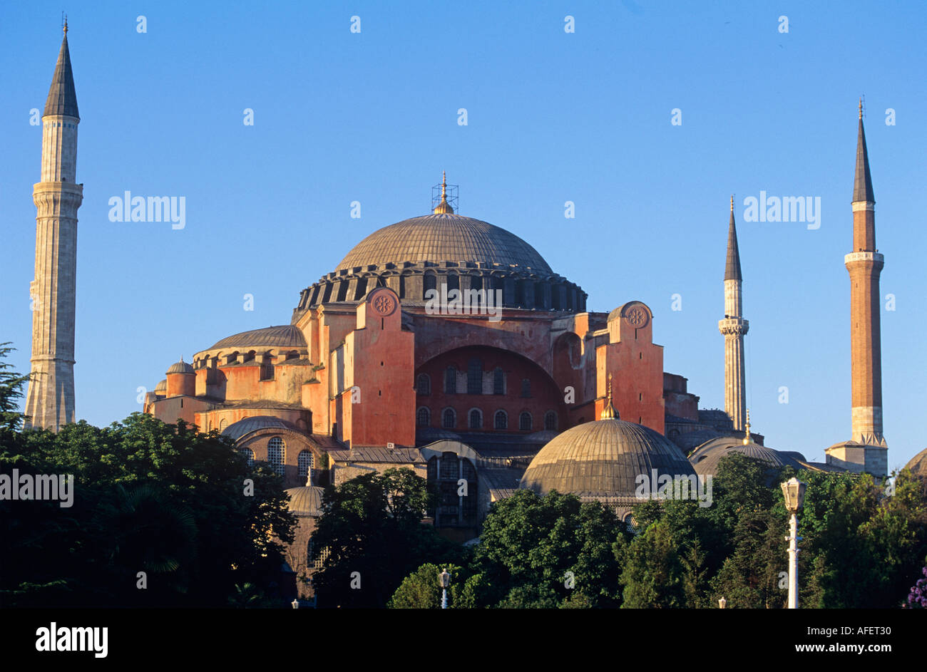 Hagia Sofia Moschee Istanbul Türkei Stockfoto