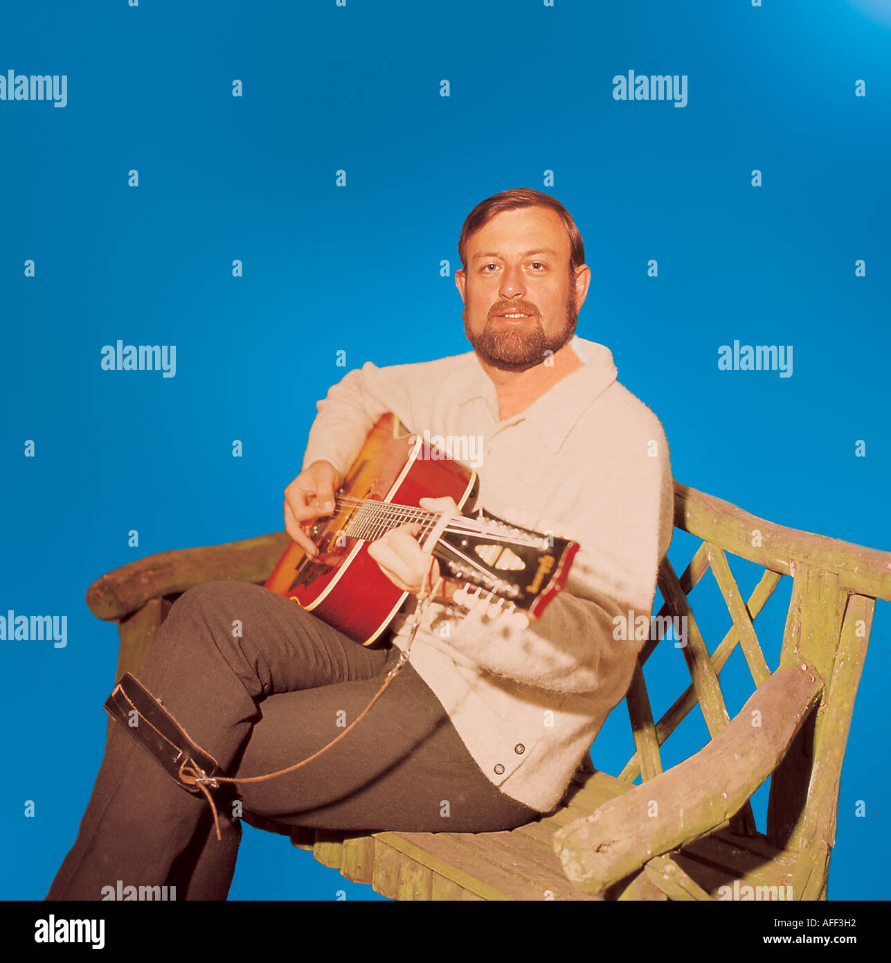 ROGER WHITTAKER Rhodesian Musiker im August 1967 Stockfoto