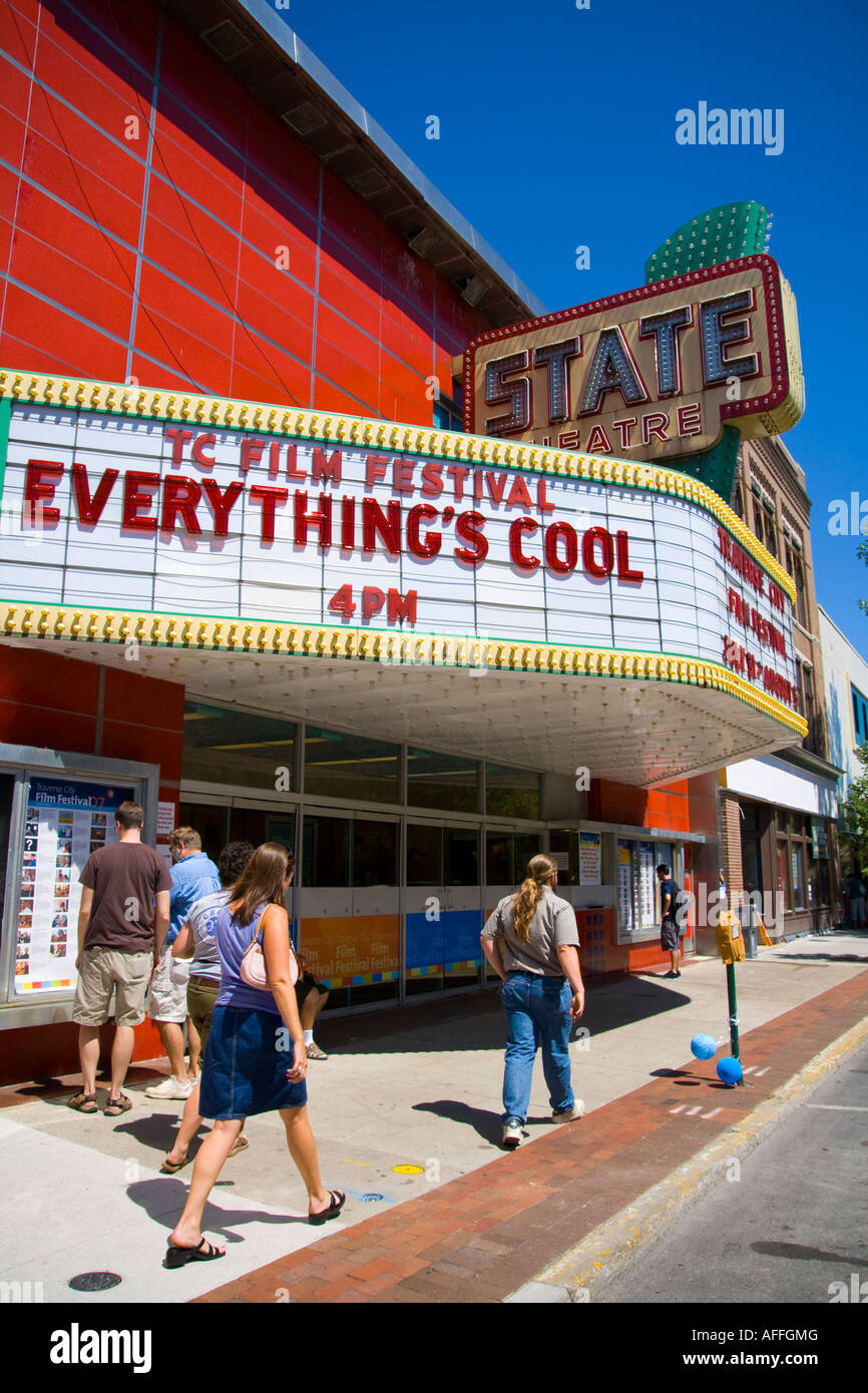 Marquis für Traverse City film Festival Kino Stockfoto