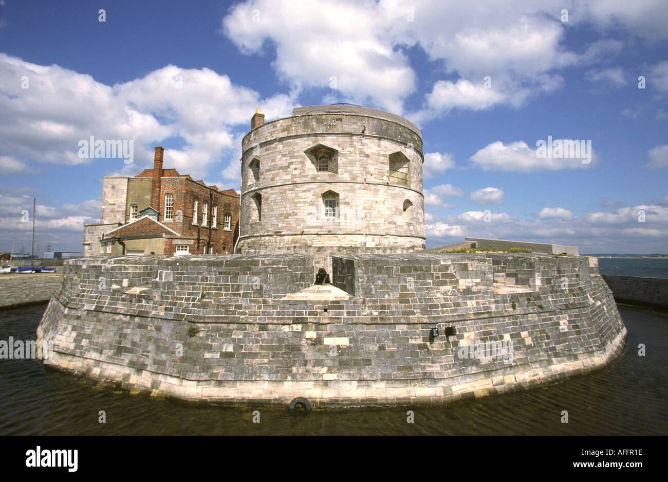 Hampshire Calshot Schloß Stockfoto