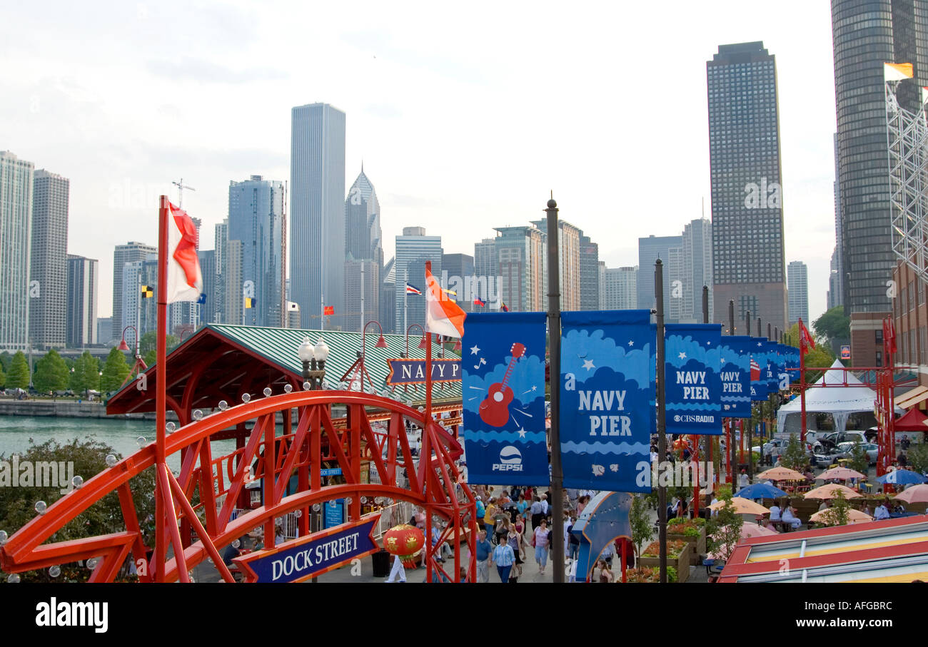 Navy Pier Chicago Stockfoto