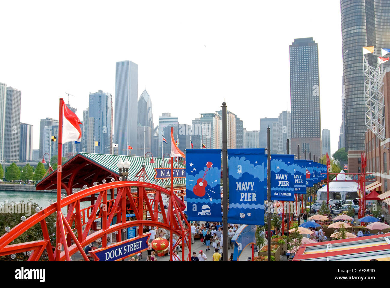 Navy Pier Chicago Stockfoto