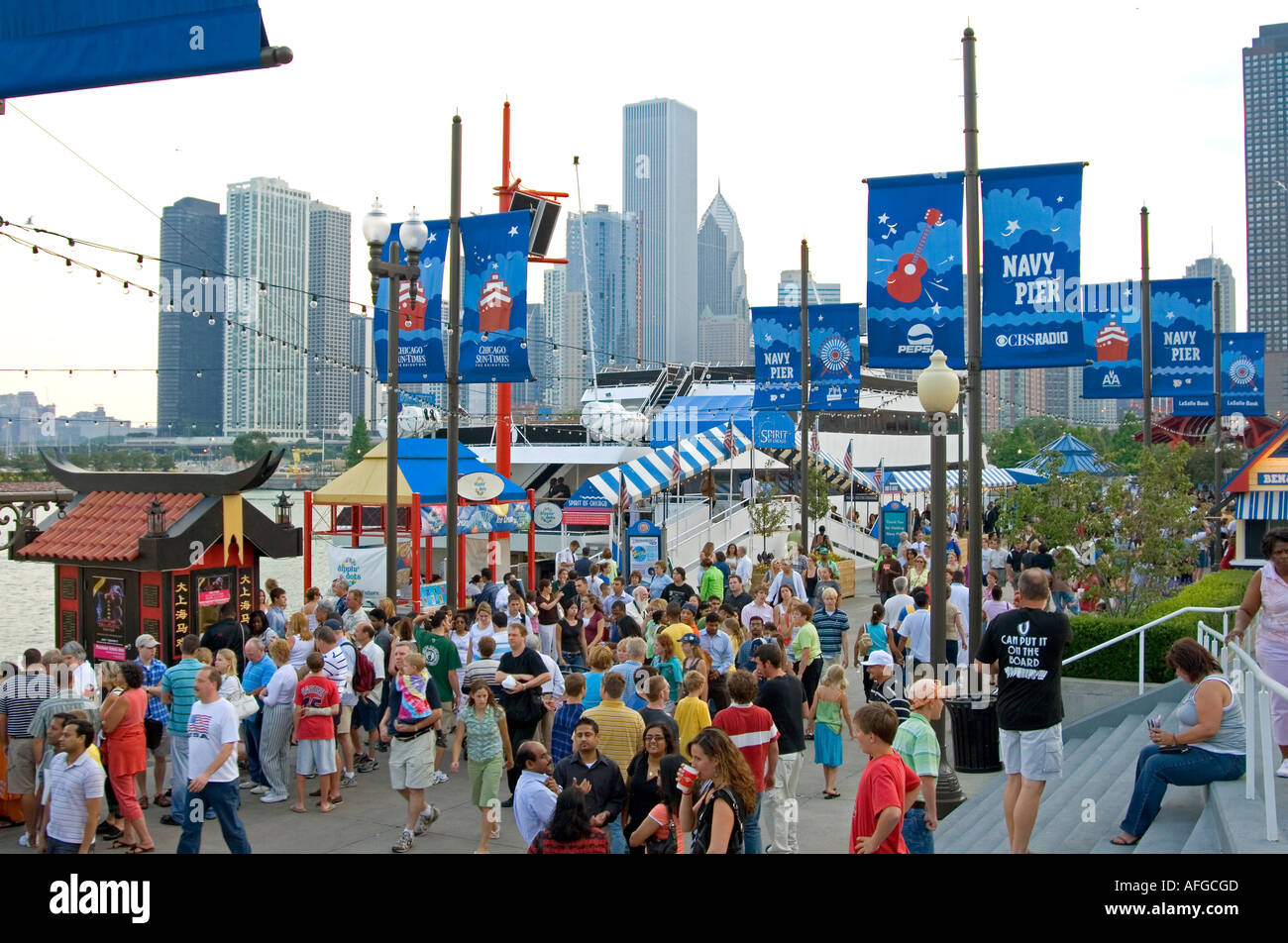 Navy Pier Chicago Stockfoto