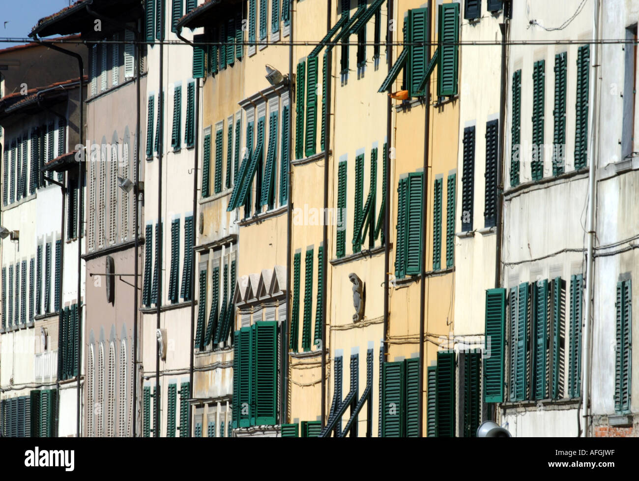 Apartments in Pescia, Toskana Italien Stockfoto