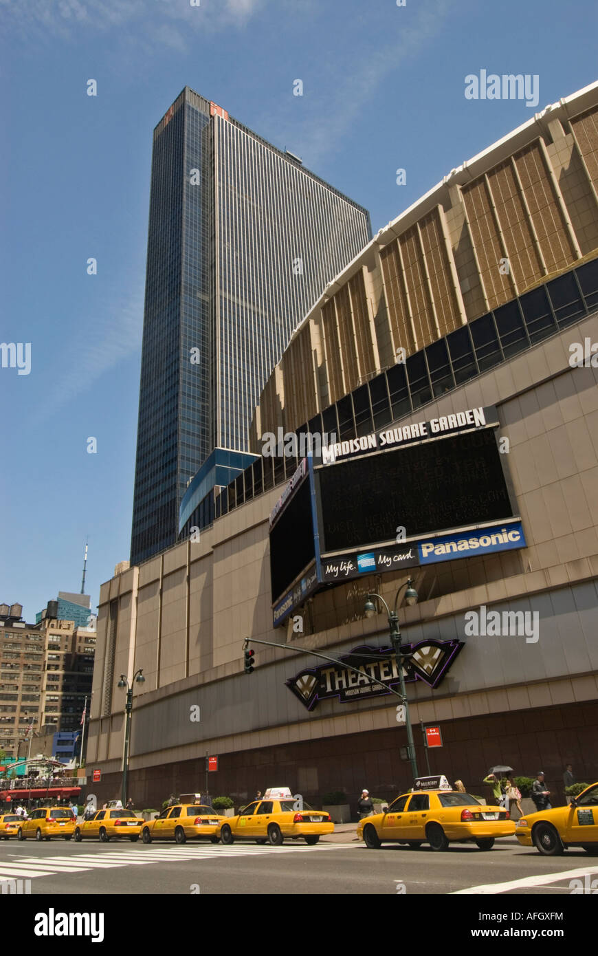 Madison Square Garden in Manhattan 2007 Stockfoto