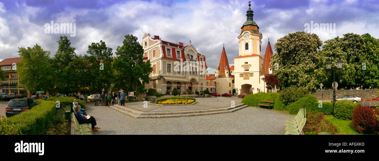 Kremser Stadttor in Niederösterreich Stockfoto