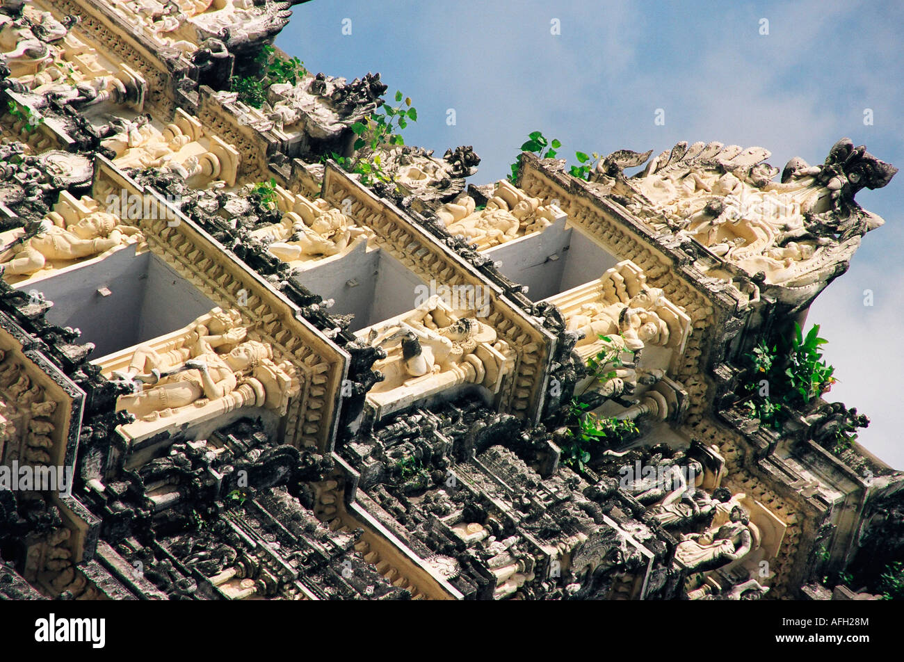 PADMANABHASWAMY TEMPEL IN TRIVANDRUM KERALA Stockfoto