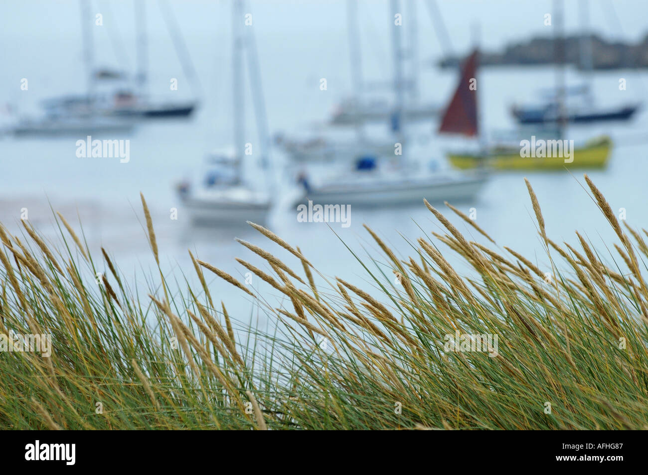 Boote aus St Agnes Isles Of Scilly England UK Stockfoto