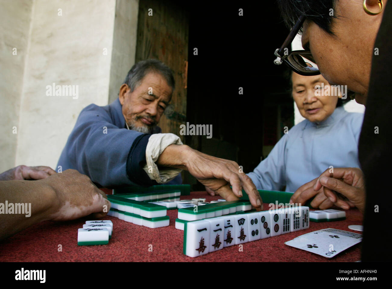 Lanxi Zhuge Dorf Stockfoto