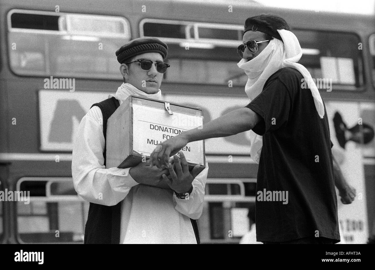 Rallye für Islam Trafalgar Sq London August 93 Stockfoto