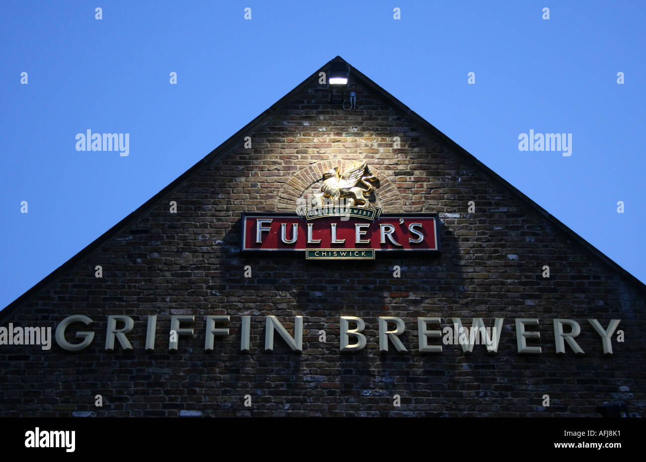 Fullers Griffin Brewery Stockfoto