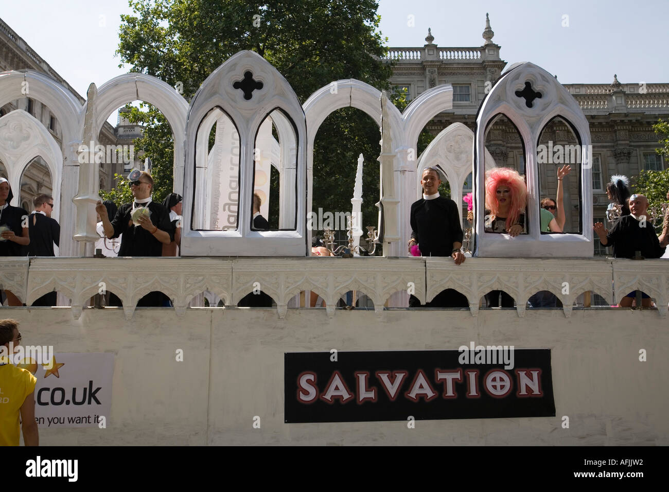 Heil-sound-System EuroPride London Stockfoto