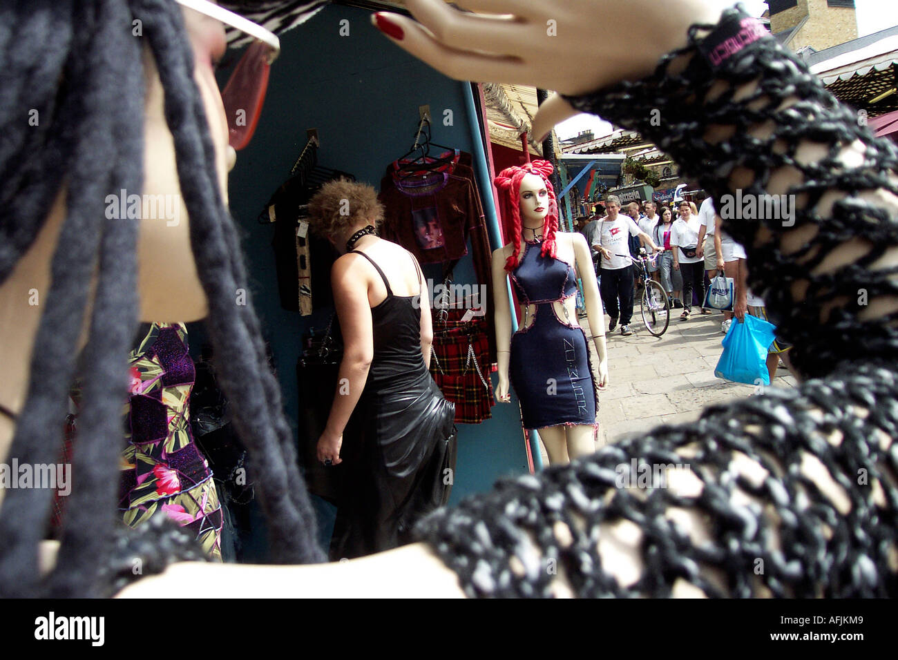 Schaufensterpuppen in Camden Town, London Stockfoto